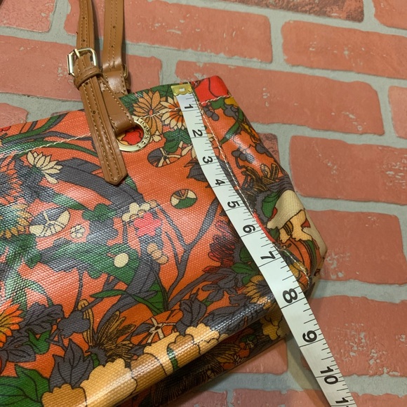 sakroots Floral Shoulder Bag Coated Canvas Purse - Picture 7 of 7